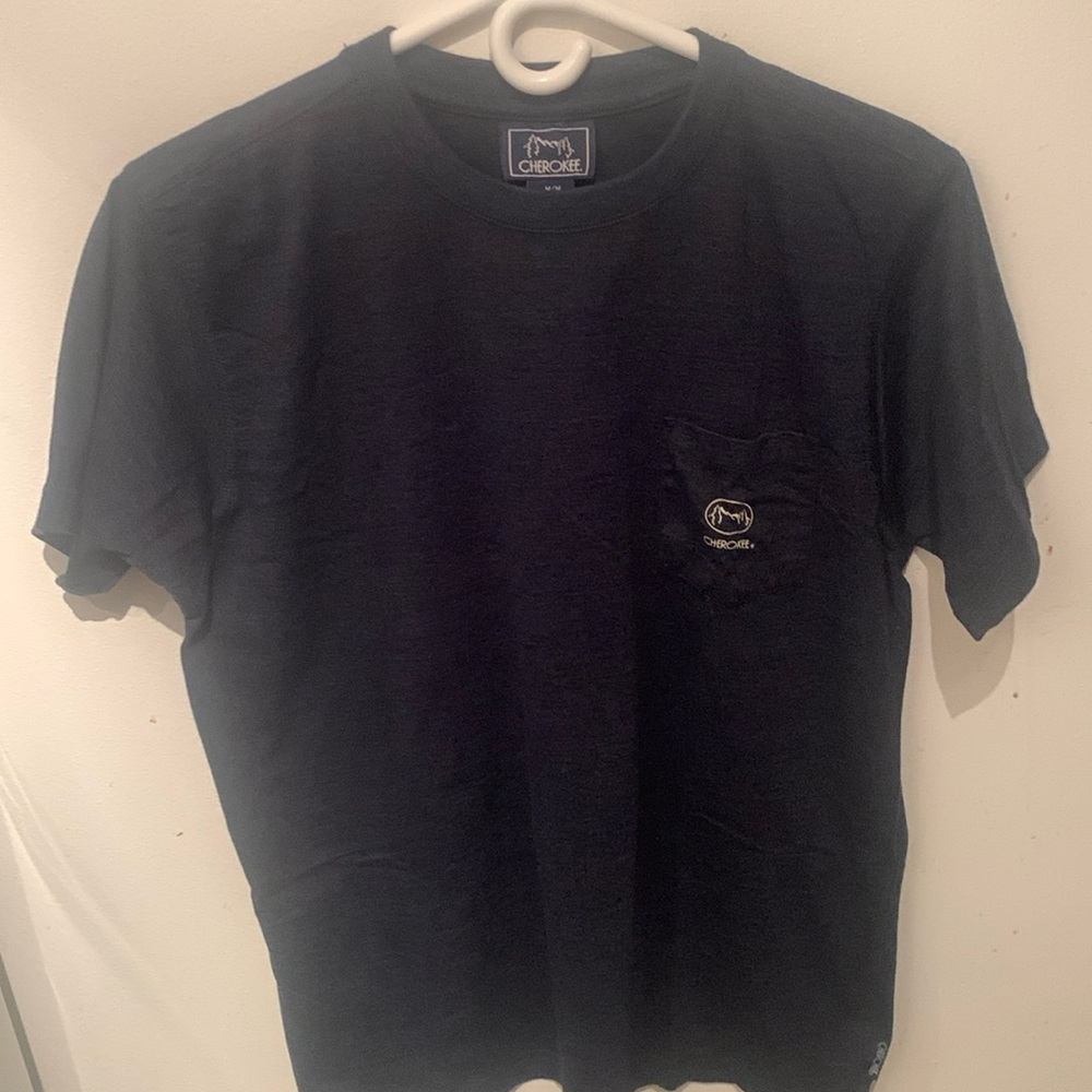 Super High Quality Cherokee Heavy Cotton Midnight Blue Tshirt SZ Medium 🔥🔥🔥